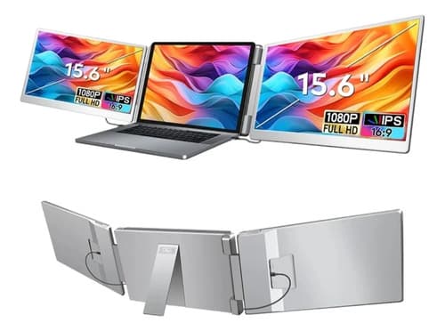 Monitor Portátil Triple Pantalla 15.6 Full Hd Ips Notebook